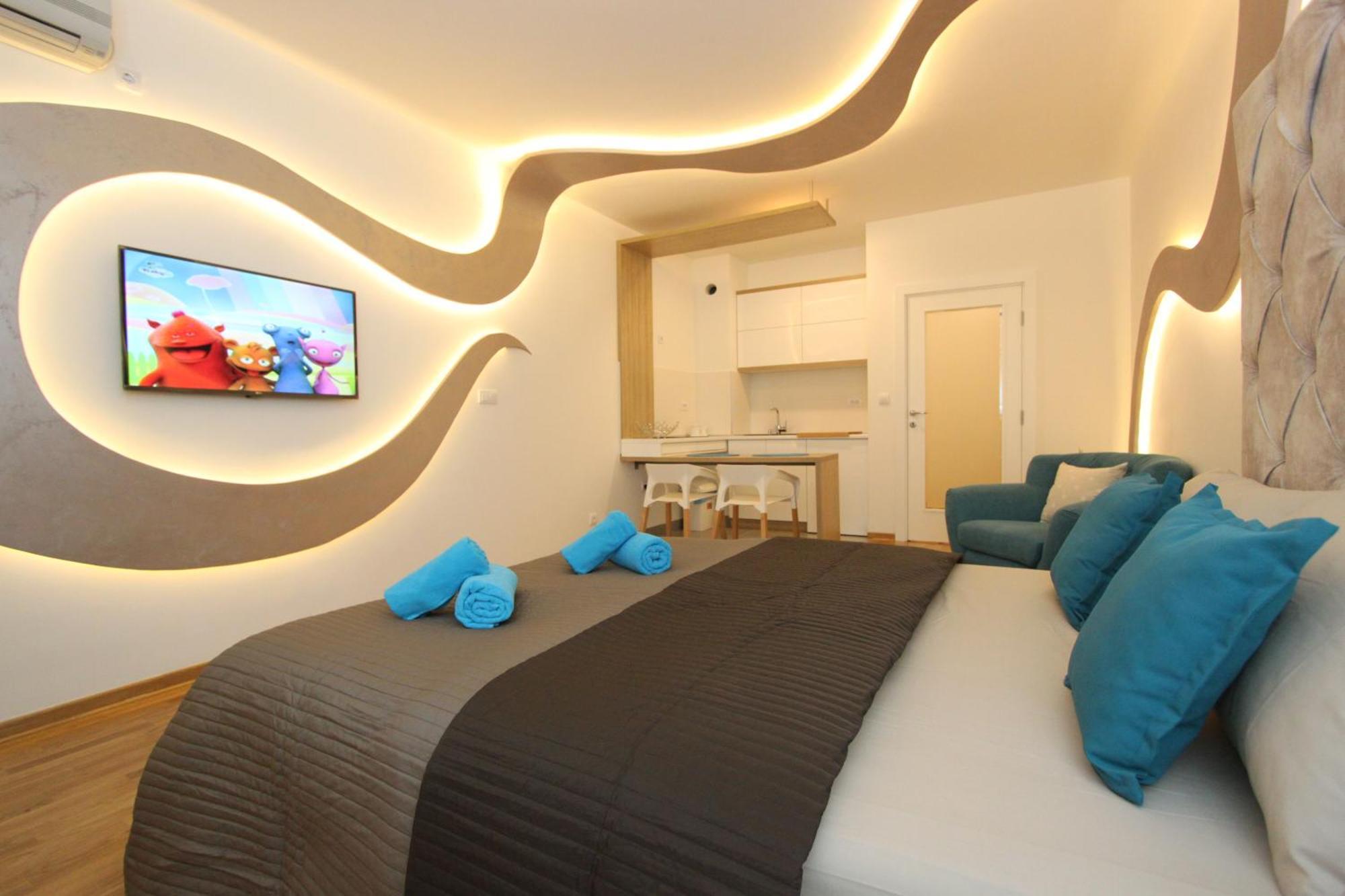 Riviera New Belgrade Apartment, Parking 5 Eur Per Day Luaran gambar