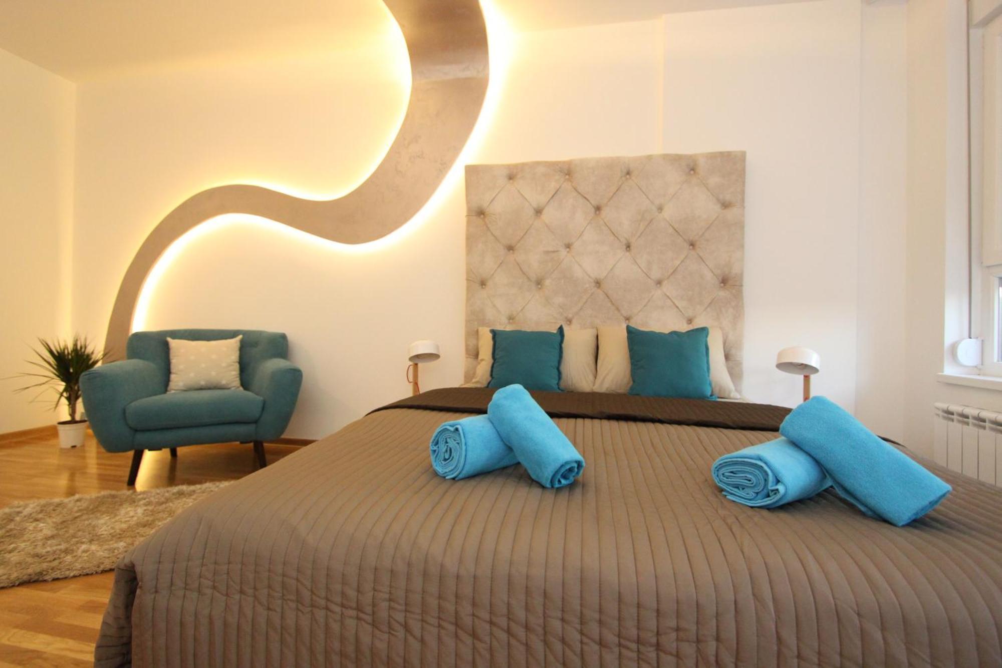 Riviera New Belgrade Apartment, Parking 5 Eur Per Day Luaran gambar