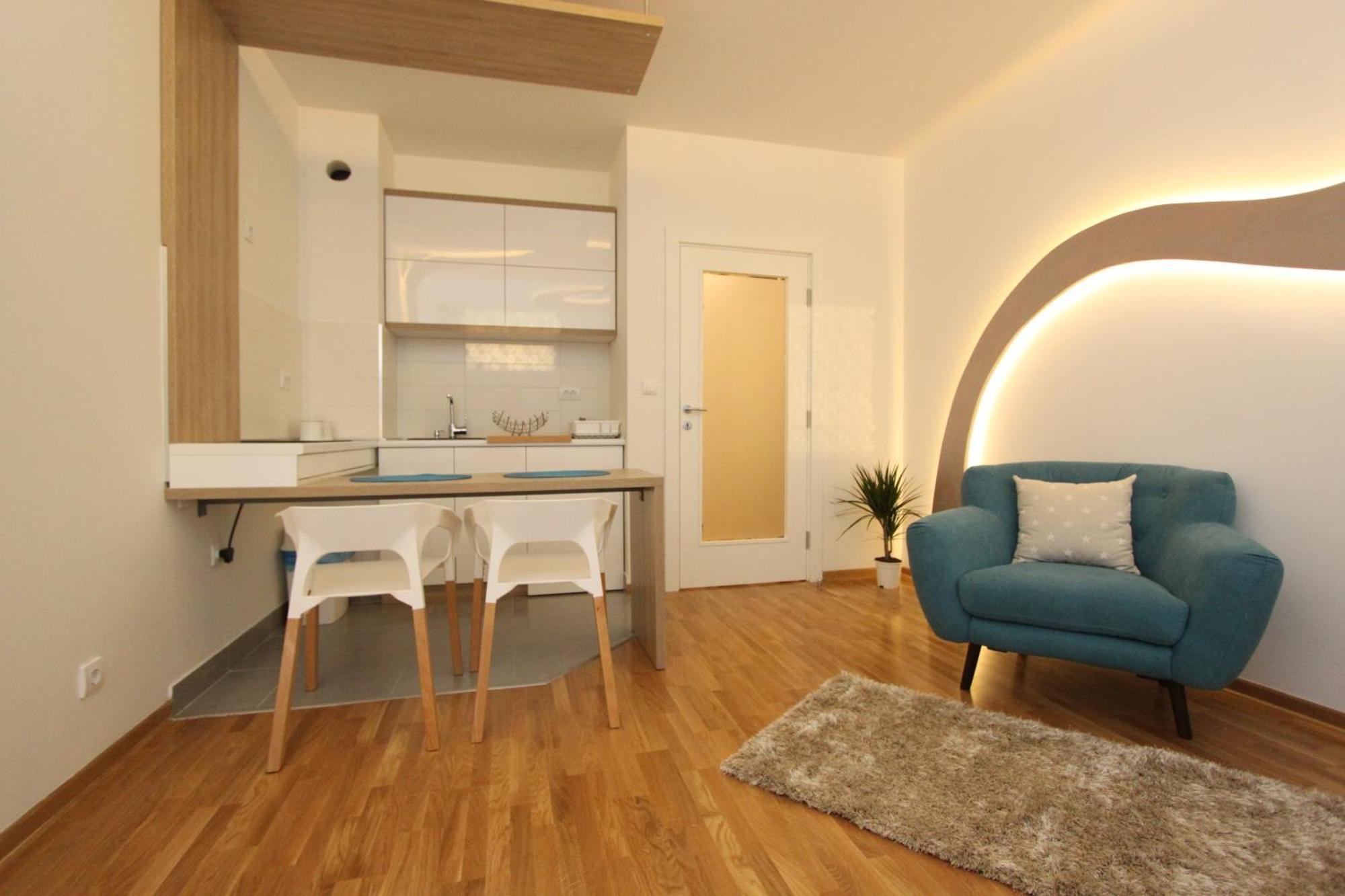 Riviera New Belgrade Apartment, Parking 5 Eur Per Day Luaran gambar
